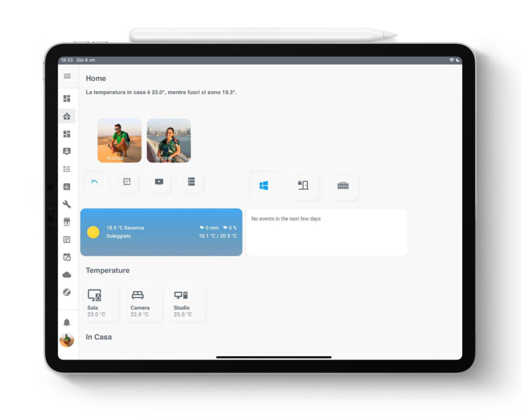 home assistant Dashboard op maat